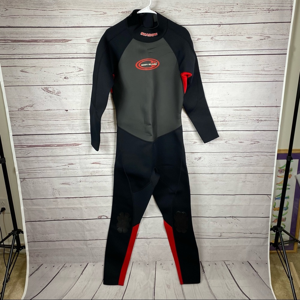 Body Guard Shadow Black Diving wet Suite 3.2mm Sz L